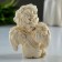 Figure "Angel with the heart" gilding, 6x8x5cm