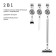 Vacuum cleaner Galaxy Line GL 6295, vertical, wireless, 130 watts, 0.7 l, white