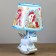 Table lamp "Unicorn" Blue E14 40W 220V 32x20x20 cm