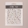 Nail stickers "marble", metallized, golden color