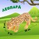 Safari animal set, 4 figures
