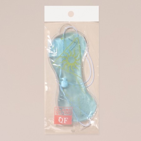 Gel mask for the area around the eyes "Day", 18.5 × 7.5 × 0.4 cm, blue color-7