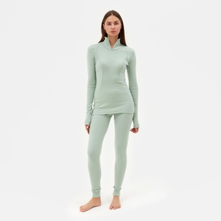 Women's thermal underwear (longshit, leggings) minku color emerald, size 48-5
