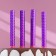 Candles Fountains for the Cake "Pink Sparks", 12 cm, 30 seconds, pink flame, 4 pcs
