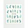 Slider - nail design "Green", packing 6 pcs, green color