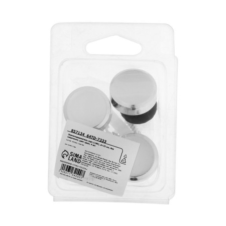 Mirror holder (art. 1189), d = 25 mm, without drilling, chromium color, 4 pcs.-8