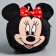 Baby Blue backpack, 18.5 cm x 5 cm x 22 cm "Mouse", Minnie Mouse
