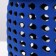 The folding bag is large, the EVA material, 42.5 x 37.5 x 29.5 cm, blue