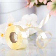 Tape for decor and gifts, champagne, 2 cm x 45 m