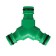 Tee, fast -fast connection, plastic, Greengo