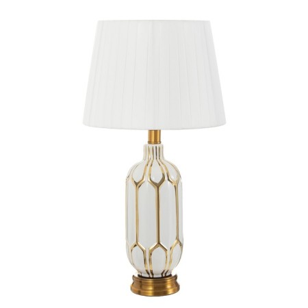 Armando table lamp E27 40W white-gold 28x28x55 cm Risalux-5
