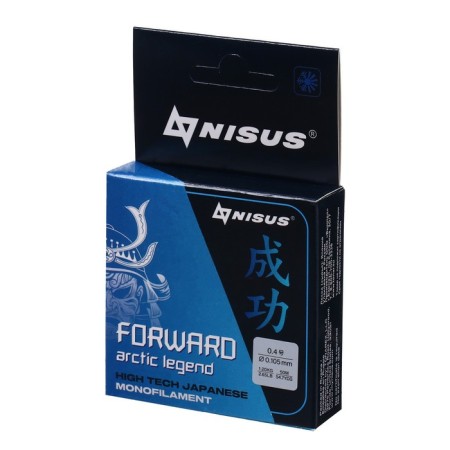 Nisus Forward Arctic Legend, diameter 0.105 mm, test 1.2 kg, 50 m, Nylon Transparent-1