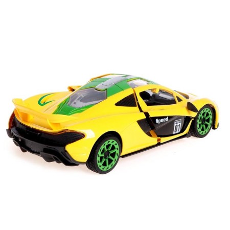 The radio -controlled "coupe" machine, doors open, works from batteries-2