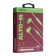 Perfeo Alto-M headphones, vacuum, microphone, 104 dB, 32 Ohm, 3.5 mm, 1.2 m, green