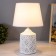 Assanti table lamp E14 40W white-gray 19.5x19.5x32 cm Risalux
