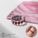 Ring "Heart" long feelings, dimensionless, red color in silver