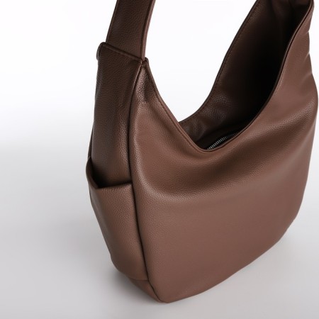 Female bag Textura, bag, medium size, brown color-3