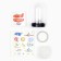 Set for creativity "Night. Airplane ", with stickers, figure