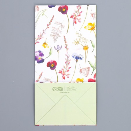 Gift package without pens "Flowers", 10 × 19.5 × 7 cm-5
