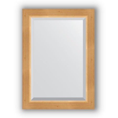 Mirror with fatset in the baguette frame - pine 62 mm, 51 x 71 cm, EvoForm