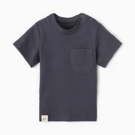 T-shirt Troshka I, Basic Line, height 86-92 cm, dark gray