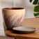 Pot floral painting beige Crocus No. 1, 0.7 L, D - 11.7 cm