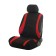 Autoshekhls are universal 9 items, black - red inserts, M5, h Series