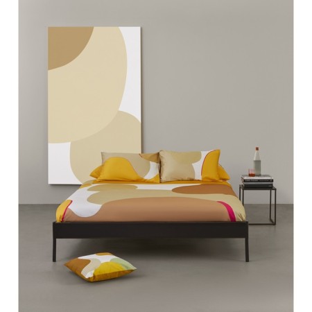 Set of pillowcases Freak Fruit, size 50x70 cm, 2 pcs, mustard color-1
