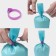 Clamps for Konfinetta confectionery bags, set12 pcs, silicone, purple
