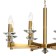 Suspended chandelier Albert 8xe14 40W, size 71x71x53-115 cm, bronze color