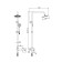 The shower system Fashun A52415, pour 118 mm, tropical shower, shower, satin