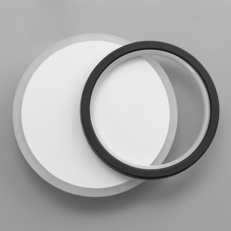 Sconces "circles" LED 42W white-black D.20cm