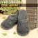 Slippers for baths, economy, felt, gray