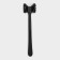 Magistro vantablack meat hammer, 21.5 × 5 cm, black color