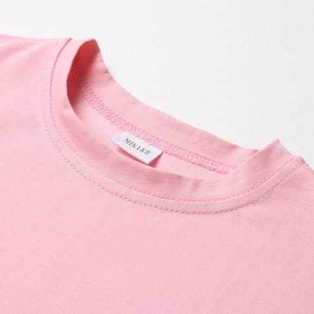 T -shirt Children's Minaku: Basic Line Kids color dusty rose, height 152-6