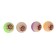 Rubber ball "Eye", Mix colors 3.2 cm