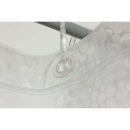Bathroom curtains Meiwa Sparkle, 182x182 cm, PVC, transparent-1