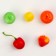 Decorative set "Fruits" Size: 2.5 × 2 cm, 100 pcs.