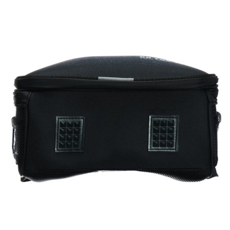 School backpack 38 x 30 x 16 cm, ergonomic back, stavia "monochrome", black-6