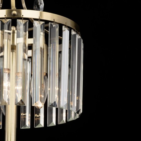 Lapel -Decorative lamp Citilux "Inga" CL335833 27x27x56 cm, 3x60W, E14, brown color-13