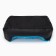 Lesser for animals with a pillow, fur, satin, perioteum, 45 x 45 x 15 cm, black/blue,