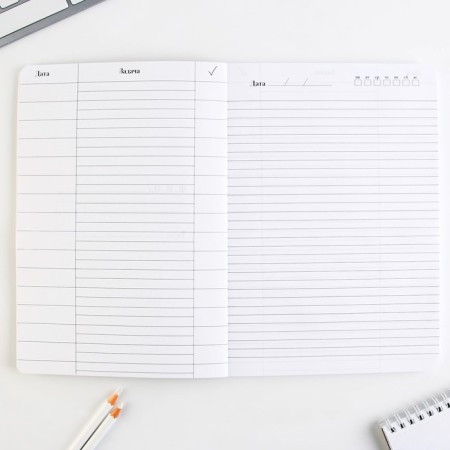 Gift set “Teacher is always right”: A5 diary, 96 sheets and soft-tach handles-5