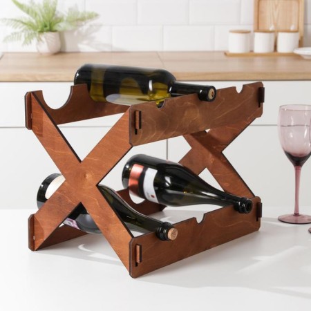 Stand for 6 bottles, 30 × 40 × 27 cm