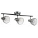 Madoka Lamp 3x60W E14 Black/Chrome 57x10x19.5cm