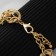 Bracelet "Chain" oval links, multi -tier, color gold, l = 18 cm