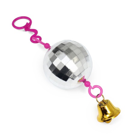 Toy "Disma-Shar" with a bell, 15 cm, D 5.2 cm