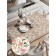 A set of napkins for setting the table "Gifts of Flora", rectangular, rounded edges, size 30x46 cm, 4 pcs