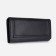 Women's wallet on magnets, black color