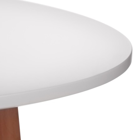 Table Mars (Mod, T1004) MDF/tree, white/natural 80x80x75cm-1