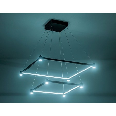 LED LED suspension Ambrella Light, Linetech, FL5597, LED, 60 W, 4800LUM, 3000-6400K, black color black-4